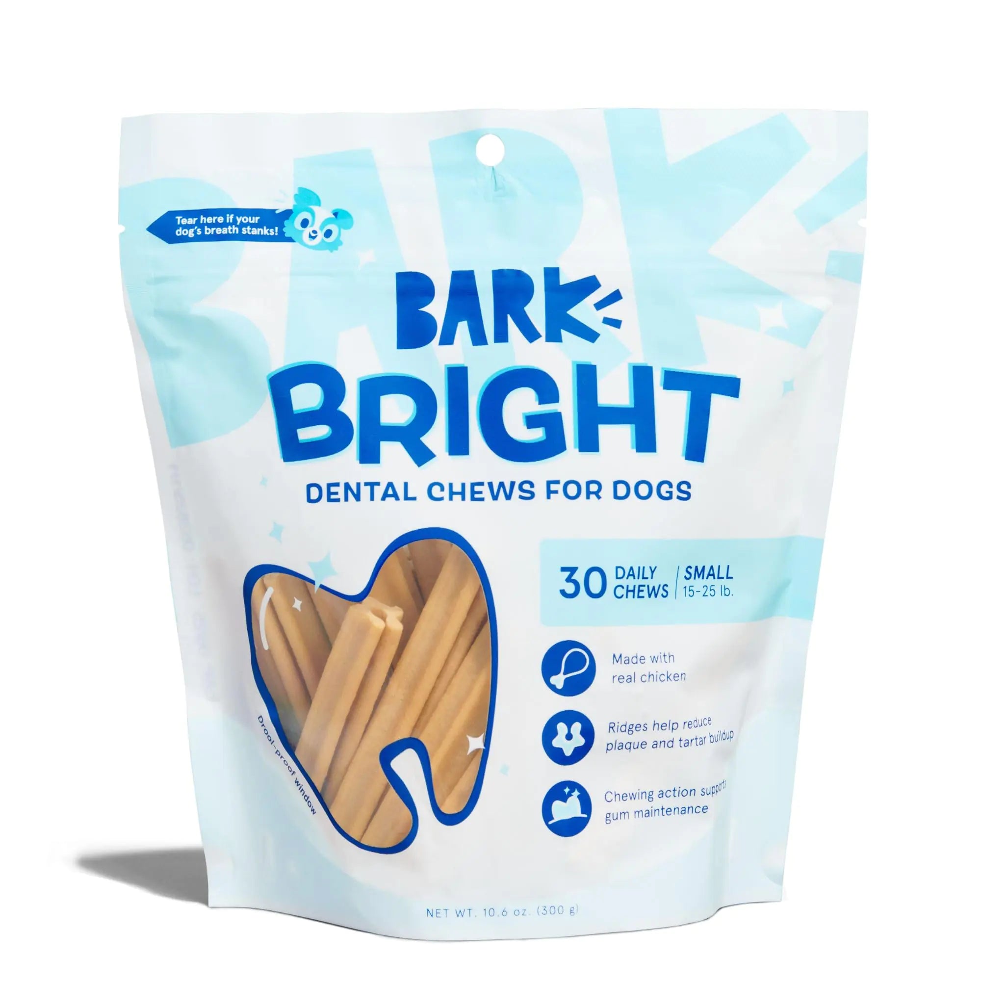 Bark Bright Original Dog Dental Chew Sticks (30 Chews)