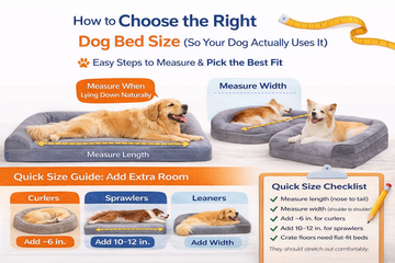 How to Choose the Right Dog Bed Size