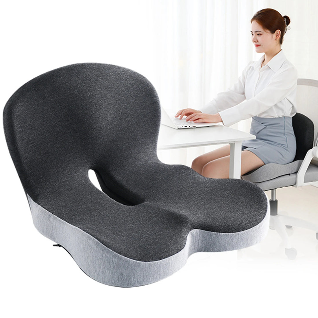 Orthopedic Memory Foam Seat Cushion | Posture Support
