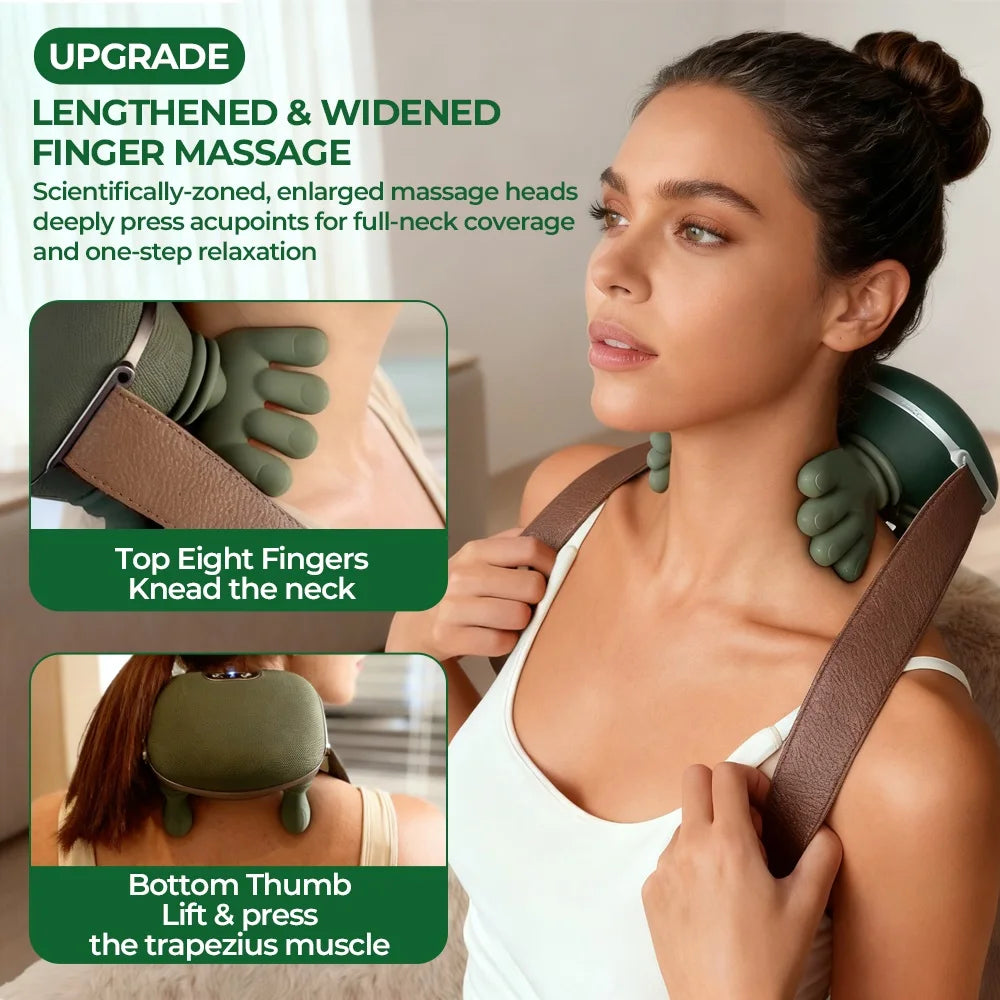 Bionic Heated Massager for Neck, Shoulder & Legs