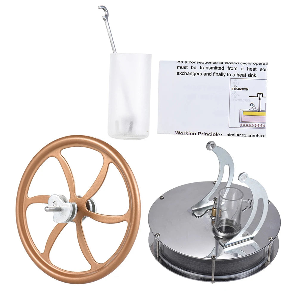 Low Temperature Stirling Engine Model DIY Kit | PAW Essentials