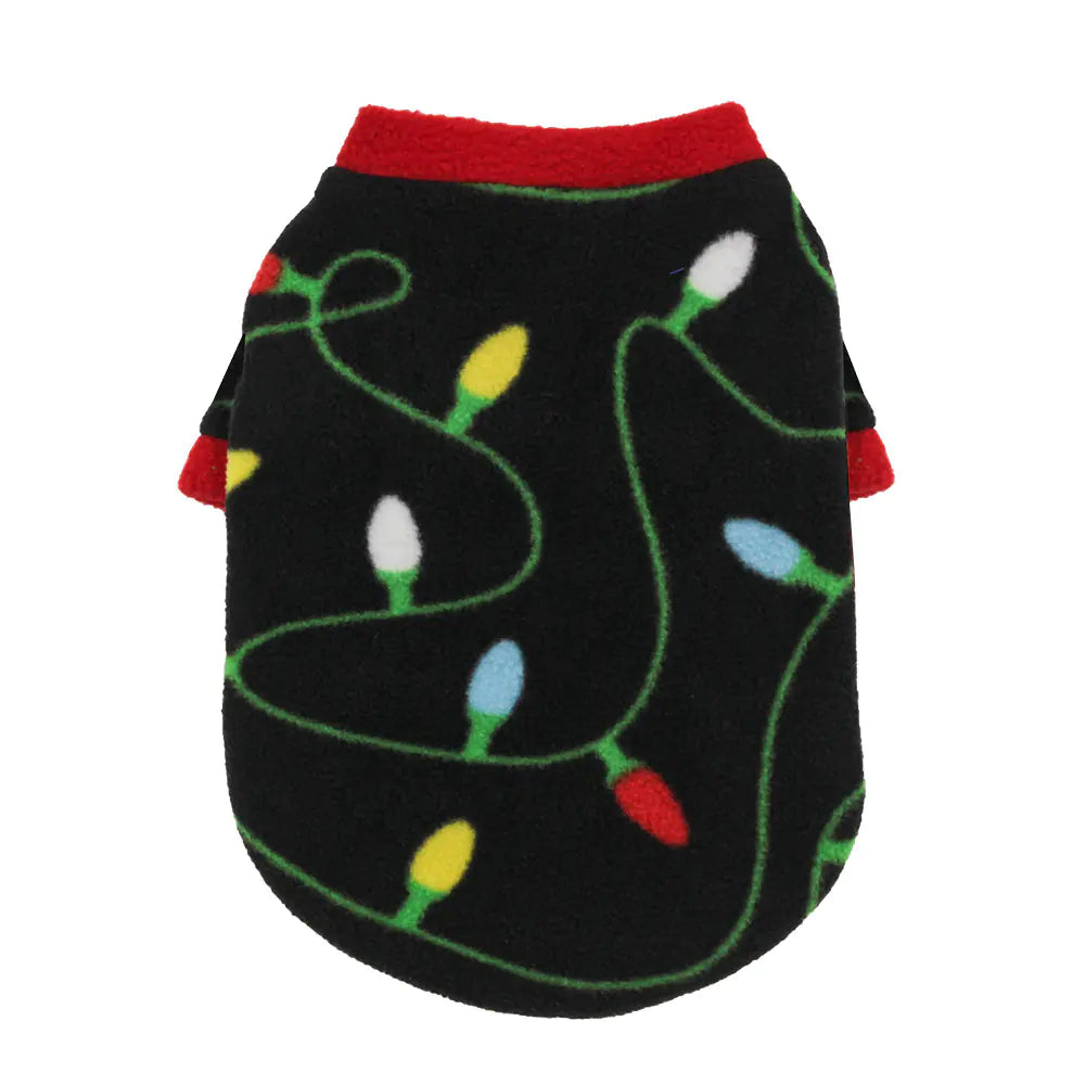 Warm Fleece Christmas Dog Clothes