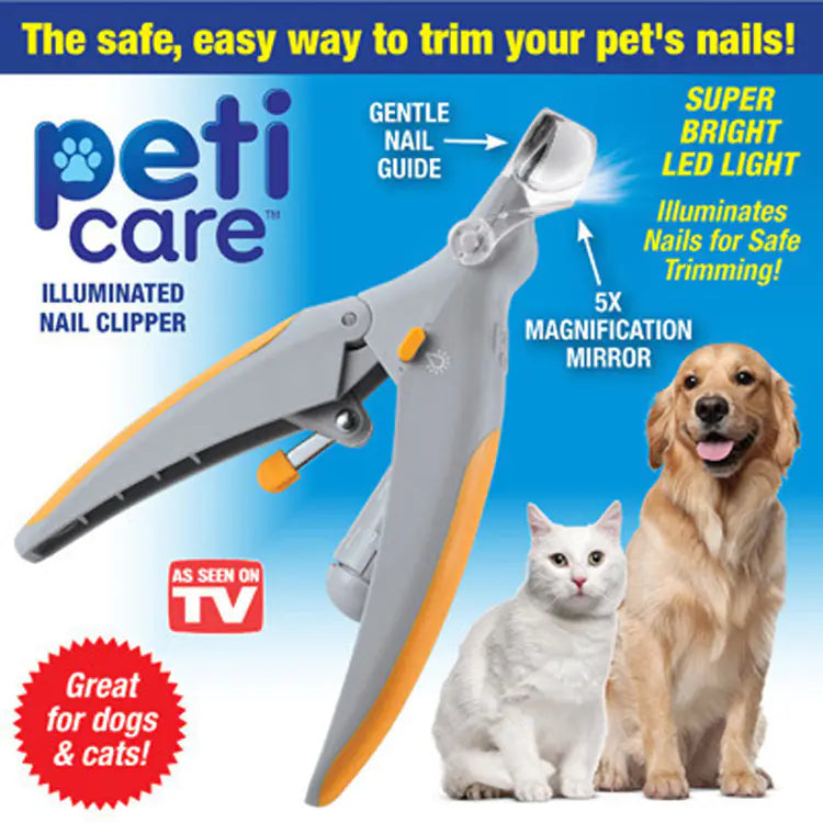Pet Nail Clippers with Light & Magnifier